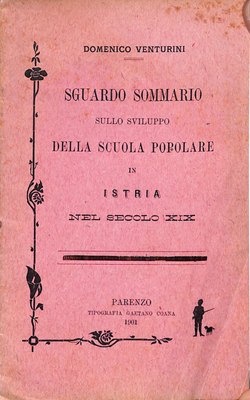 Sguardo sommario sullo sviluppo della scuola popolare in Istria nel secolo XIX