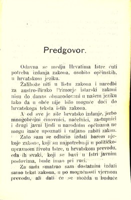 Zbirka zakona potrebnih u javnom životu u Istri i druguda · Str. 11