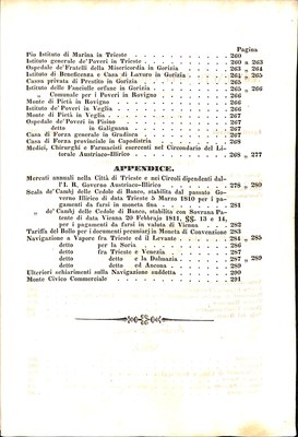 Scematismo dell'I. R. Litorale Austro-Illirico ed unitovi Indicatore generale della Città di Tr  · Str. 13