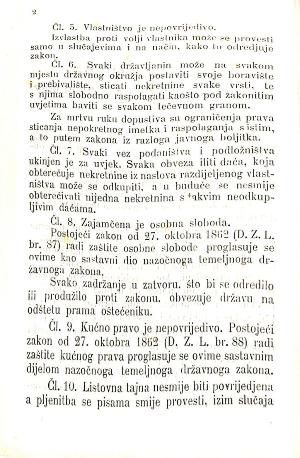 Zbirka zakona potrebnih u javnom životu u Istri i druguda · Str. 16