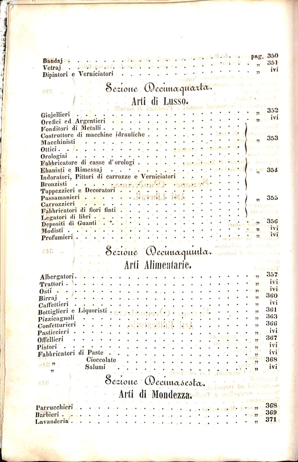 Scematismo dell'I. R. Litorale Austro-Illirico ed unitovi Indicatore generale della Città di Tr  · Str. 18