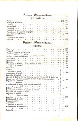Scematismo dell'I. R. Litorale Austro-Illirico ed unitovi Indicatore generale della Città di Tr  · Str. 19