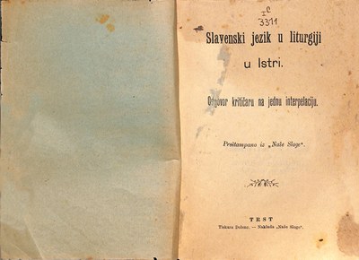 Slavenski jezik u liturgiji u Istri · Str. 2