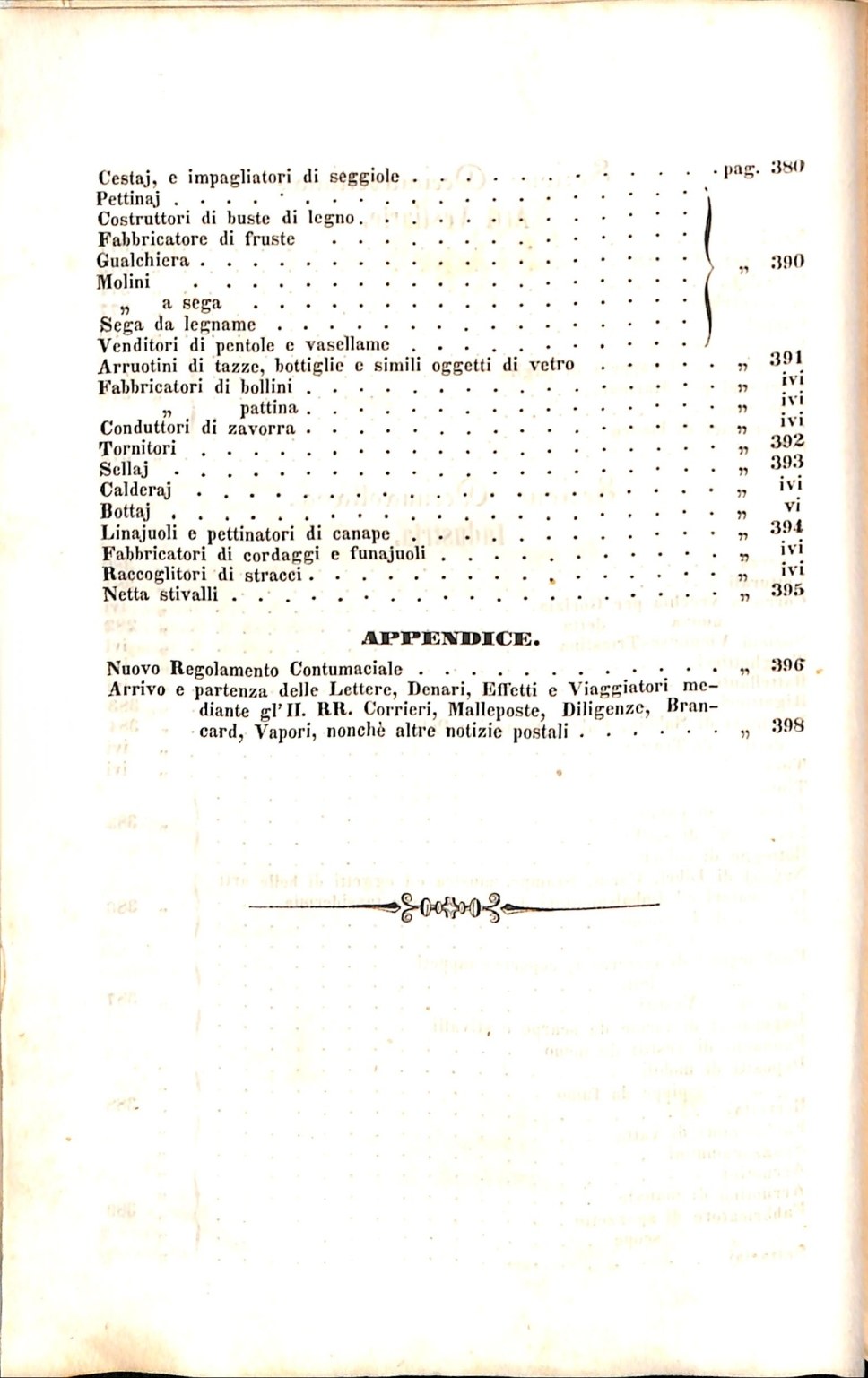Scematismo dell'I. R. Litorale Austro-Illirico ed unitovi Indicatore generale della Città di Tr  · Str. 20