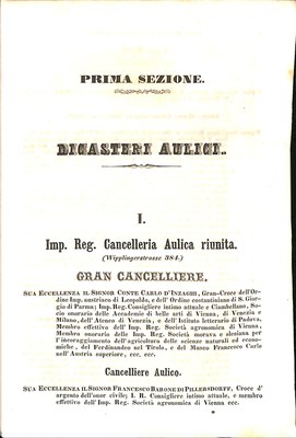 Scematismo dell'I. R. Litorale Austro-Illirico ed unitovi Indicatore generale della Città di Tr  · Str. 23
