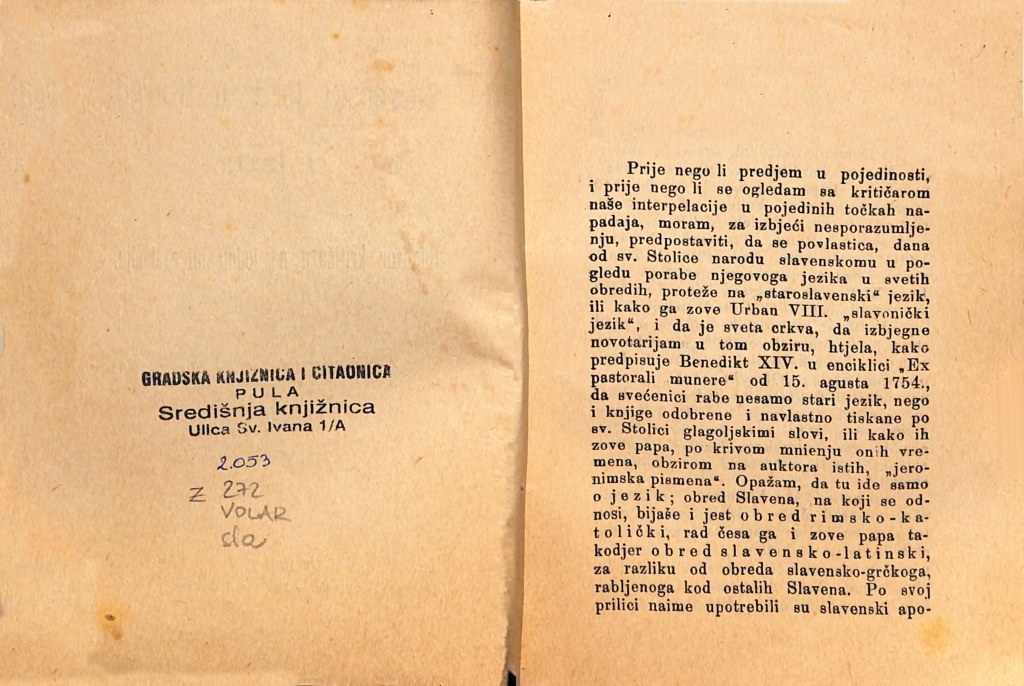 Slavenski jezik u liturgiji u Istri · Str. 3
