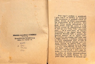Slavenski jezik u liturgiji u Istri · Str. 3