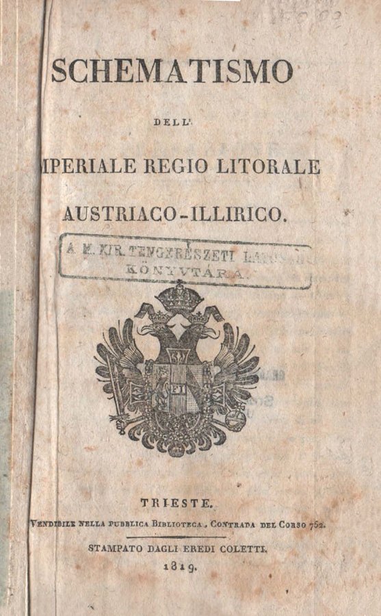 Schematismo dell Iperiale Regio Litorale