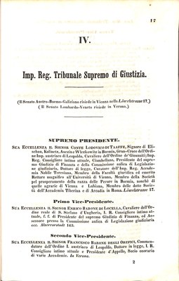 Scematismo dell'I. R. Litorale Austro-Illirico ed unitovi Indicatore generale della Città di Tr  · Str. 37