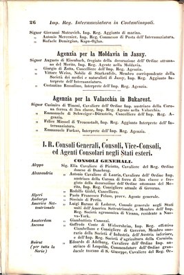Scematismo dell'I. R. Litorale Austro-Illirico ed unitovi Indicatore generale della Città di Tr  · Str. 46