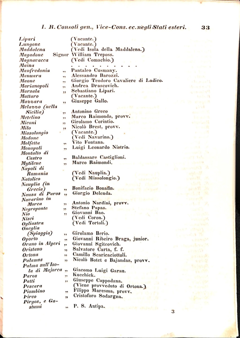 Scematismo dell'I. R. Litorale Austro-Illirico ed unitovi Indicatore generale della Città di Tr  · Str. 53