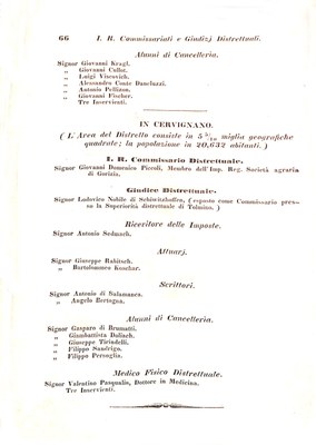 Scematismo dell'I. R. Litorale Austro-Illirico ed unitovi Indicatore generale della Città di Tr  · Str. 86