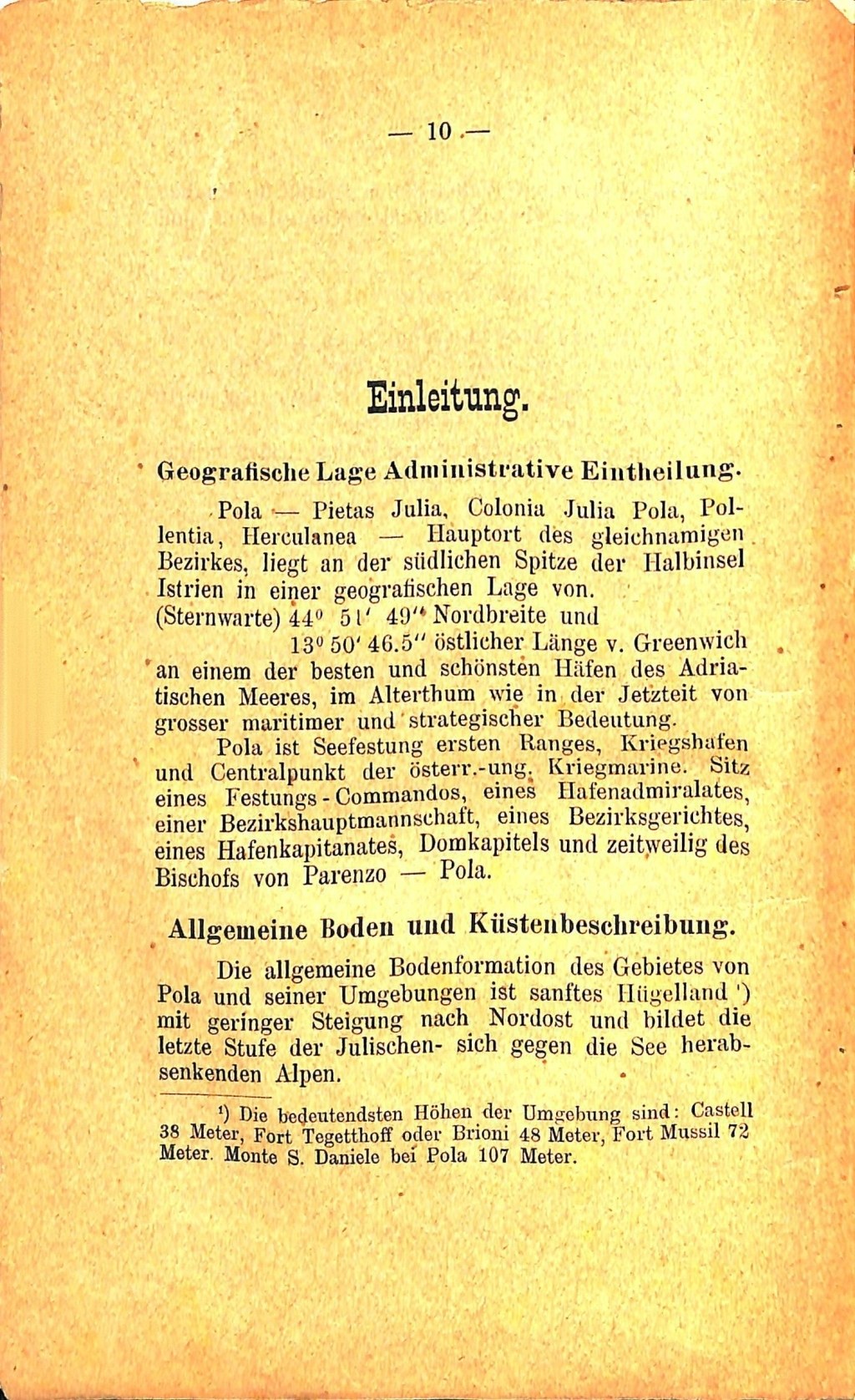 Führer für Pola und Umgebung · Str. 14