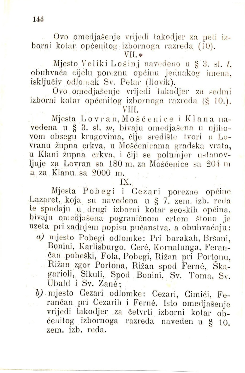 Zbirka zakona potrebnih u javnom životu u Istri i druguda · Str. 154