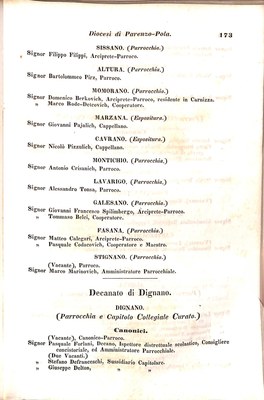 Scematismo dell'I. R. Litorale Austro-Illirico ed unitovi Indicatore generale della Città di Tr  · Str. 193