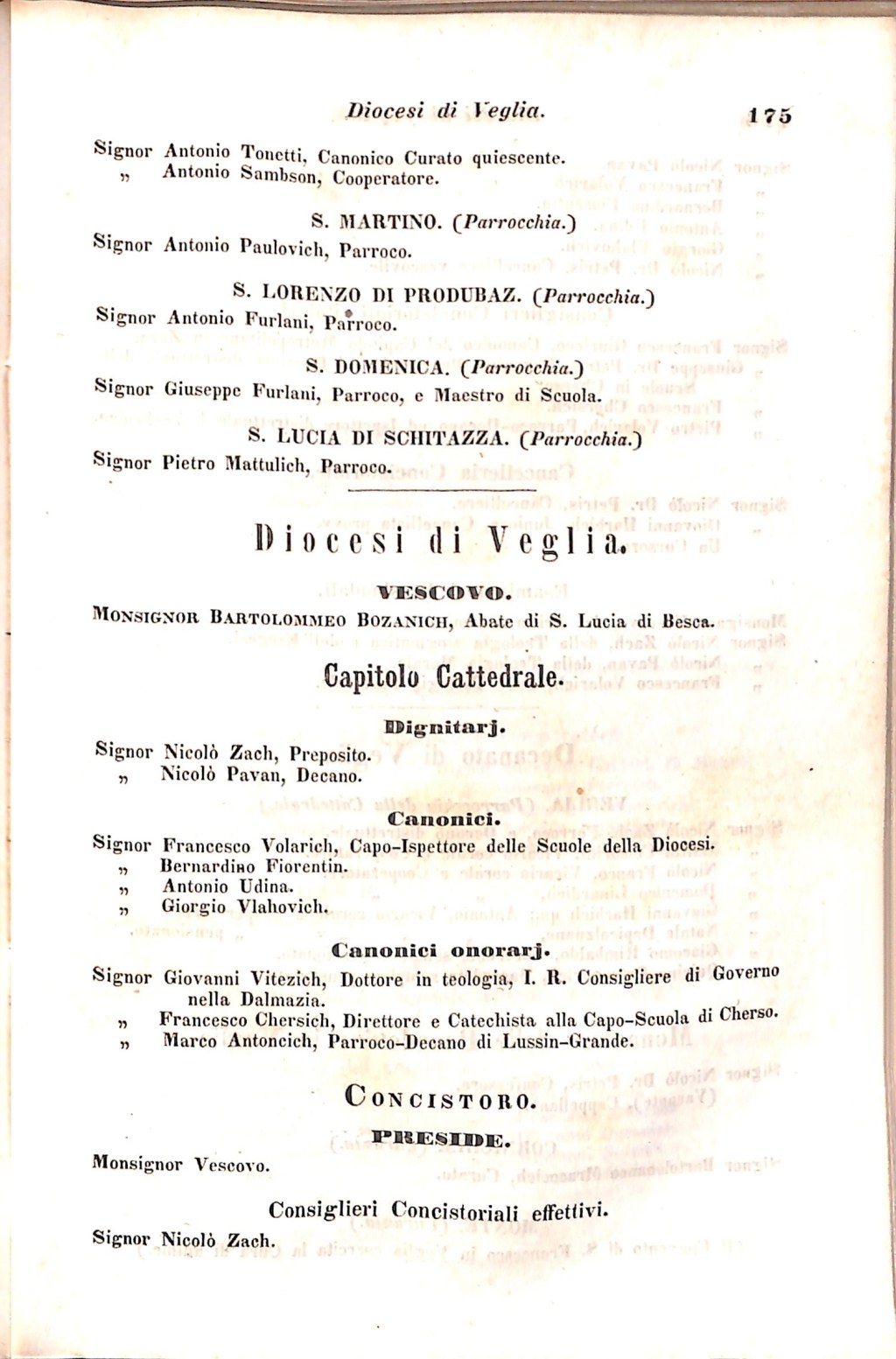 Scematismo dell'I. R. Litorale Austro-Illirico ed unitovi Indicatore generale della Città di Tr  · Str. 195