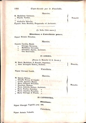 Scematismo dell'I. R. Litorale Austro-Illirico ed unitovi Indicatore generale della Città di Tr  · Str. 214