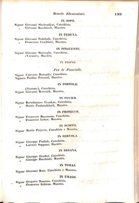 Scematismo dell'I. R. Litorale Austro-Illirico ed unitovi Indicatore generale della Città di Tr  · Str. 219