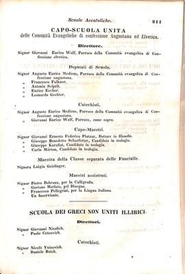 Scematismo dell'I. R. Litorale Austro-Illirico ed unitovi Indicatore generale della Città di Tr  · Str. 231