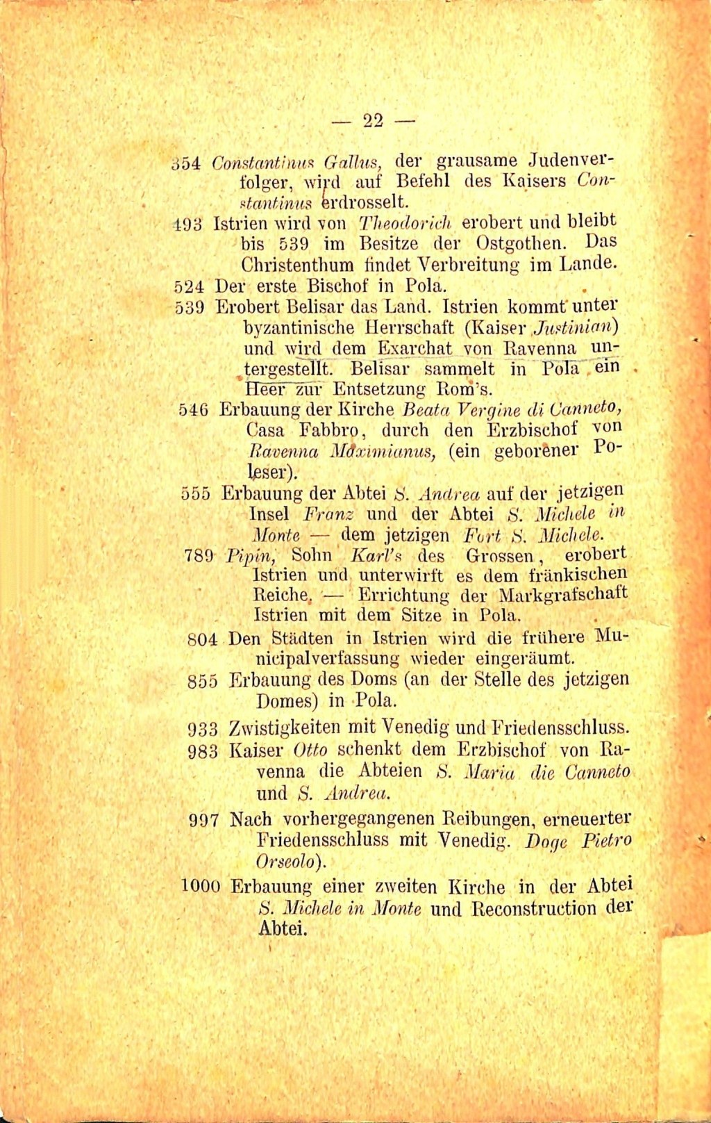 Führer für Pola und Umgebung · Str. 26