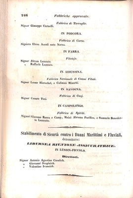 Scematismo dell'I. R. Litorale Austro-Illirico ed unitovi Indicatore generale della Città di Tr  · Str. 266
