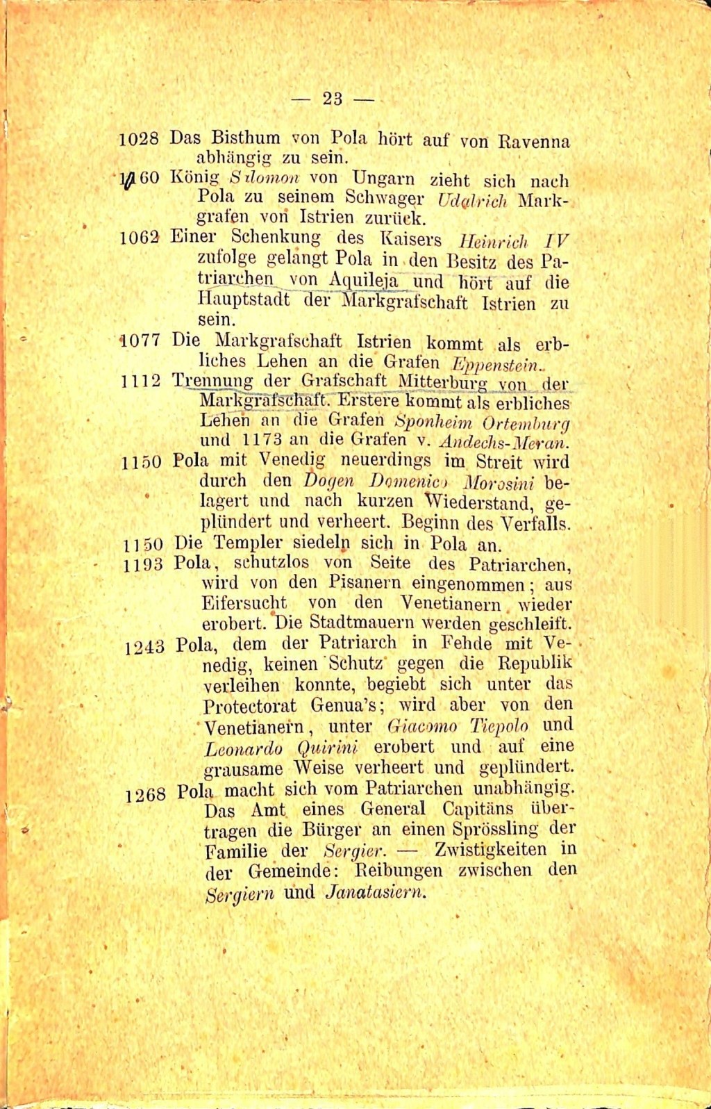 Führer für Pola und Umgebung · Str. 27