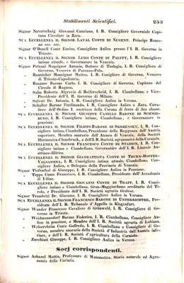 Scematismo dell'I. R. Litorale Austro-Illirico ed unitovi Indicatore generale della Città di Tr  · Str. 273