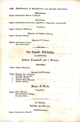 Scematismo dell'I. R. Litorale Austro-Illirico ed unitovi Indicatore generale della Città di Tr  · Str. 286
