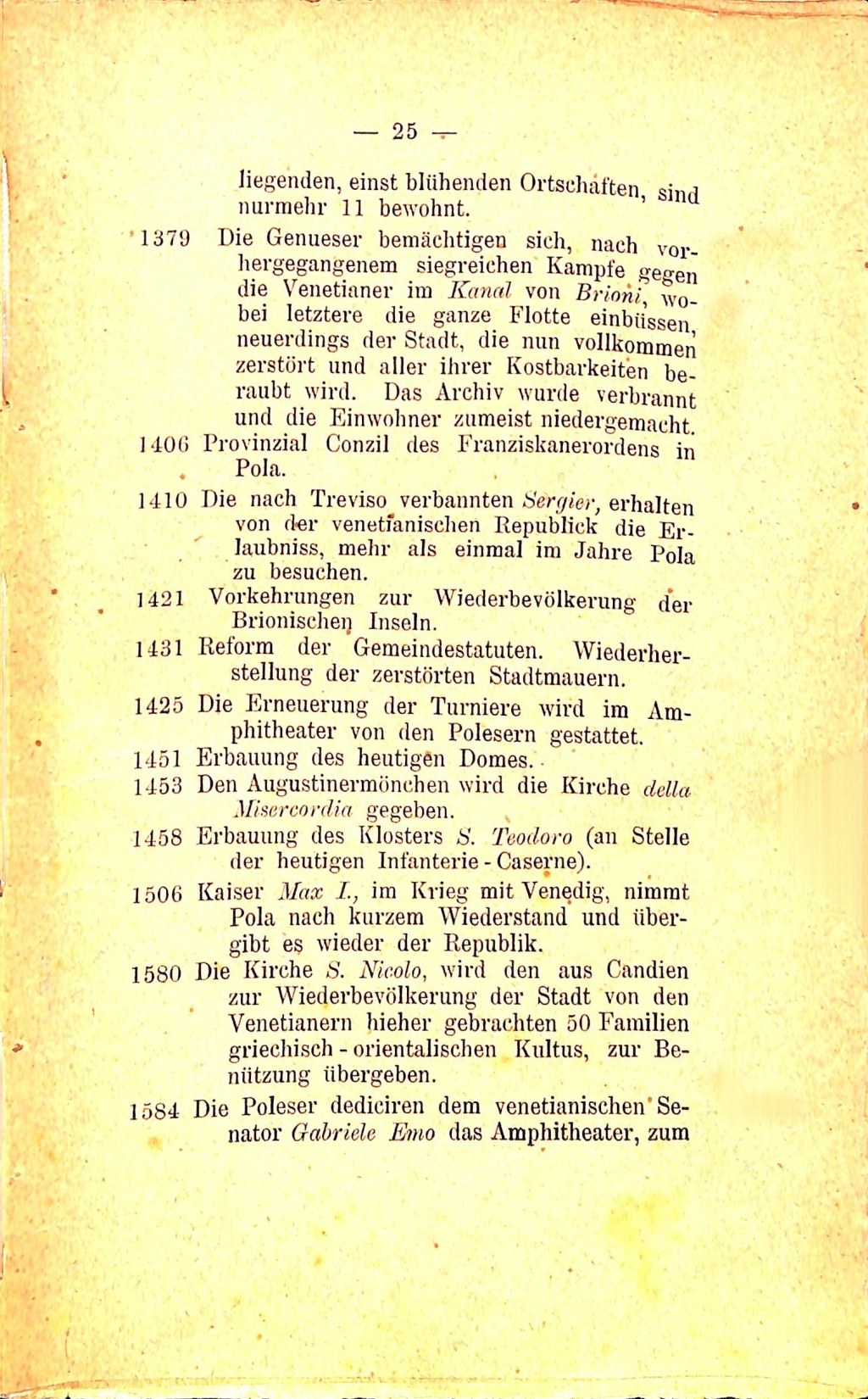 Führer für Pola und Umgebung · Str. 29