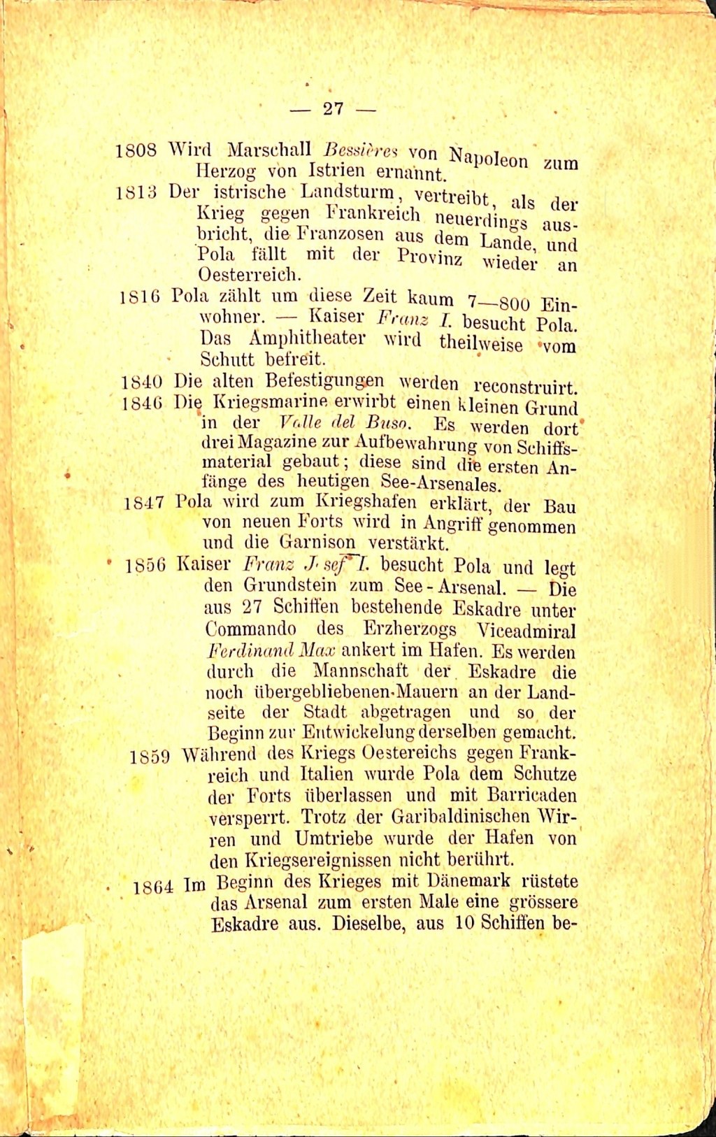 Führer für Pola und Umgebung · Str. 31