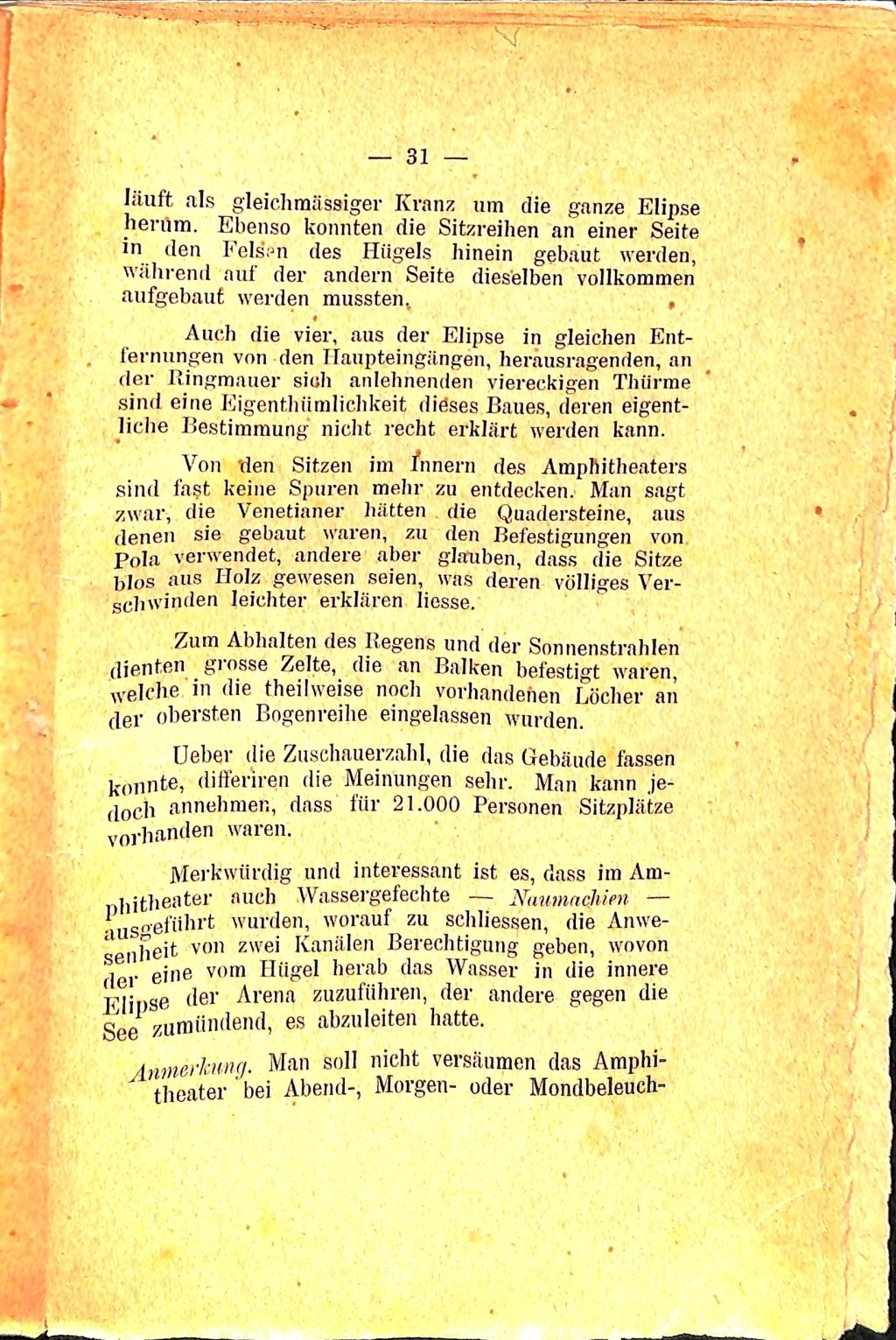 Führer für Pola und Umgebung · Str. 35