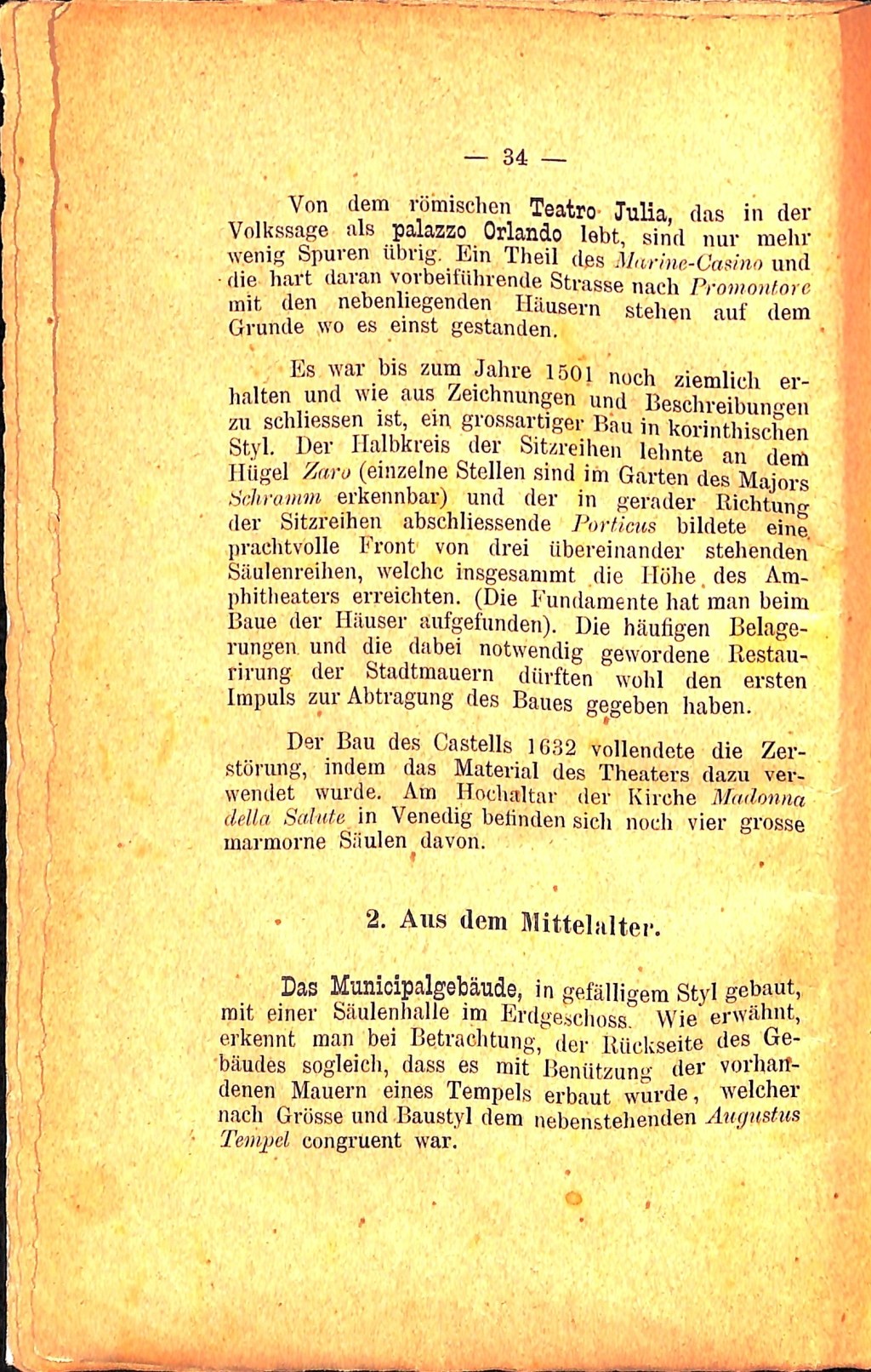 Führer für Pola und Umgebung · Str. 38
