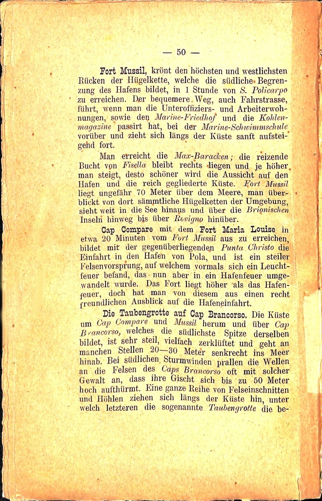 Führer für Pola und Umgebung · Str. 54