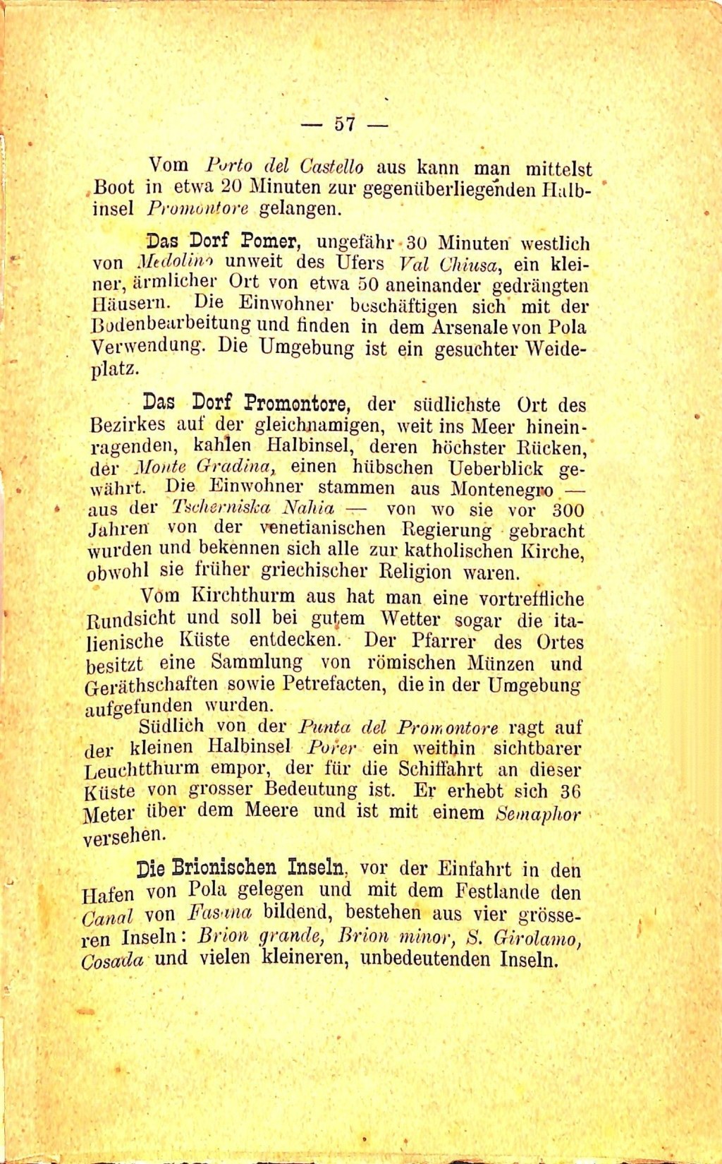 Führer für Pola und Umgebung · Str. 61