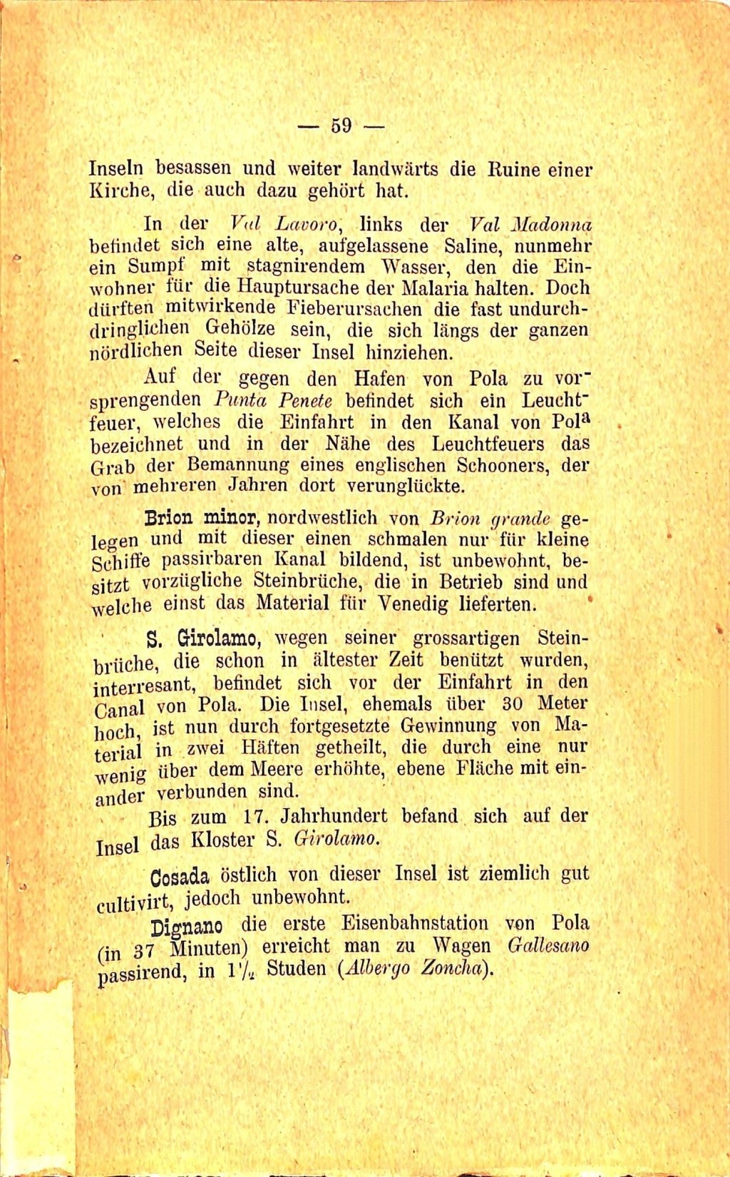 Führer für Pola und Umgebung · Str. 63