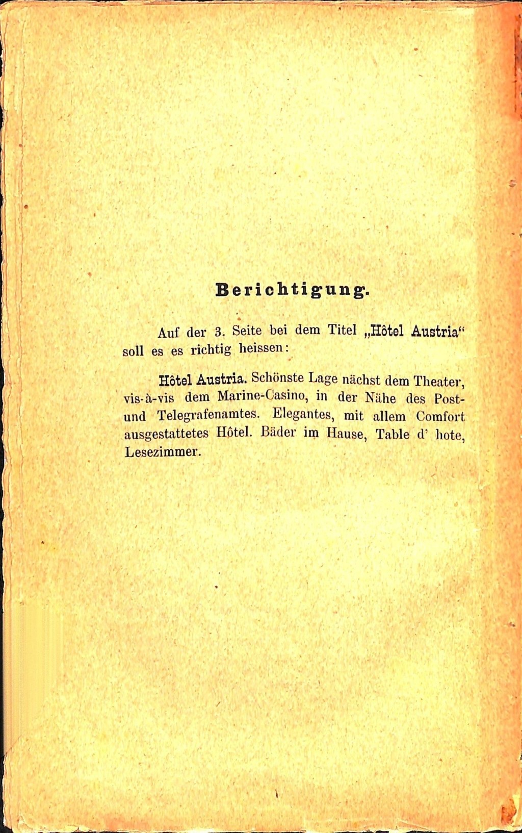 Führer für Pola und Umgebung · Str. 66