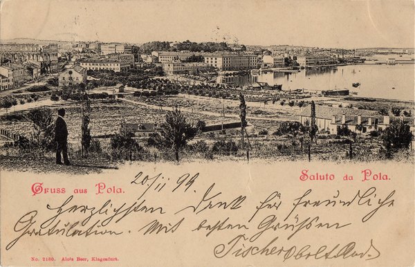 Gruss aus Pola = Saluto da Pola