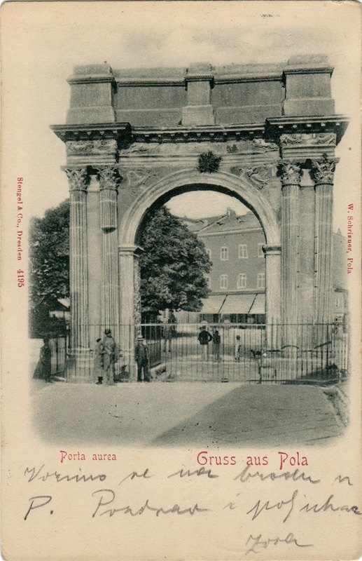 Gruss aus Pola : Porta Aurea