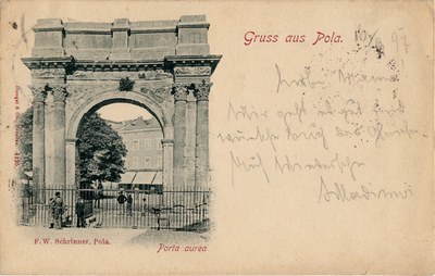 Gruss aus Pola : Porta Aurea