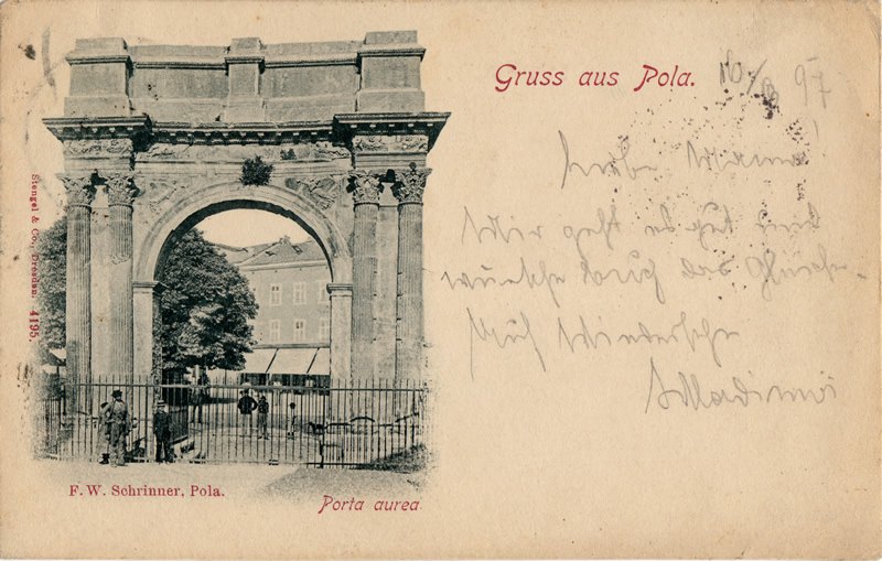Gruss aus Pola : Porta Aurea