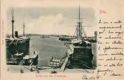 Pola : Parthie aus dem Kriegshafen