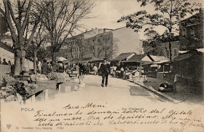 Pola : der Obstmarkt