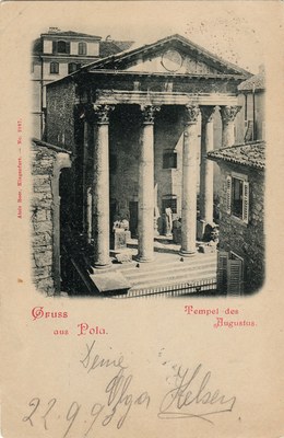 Gruss aus Pola : Tempel de Augustus