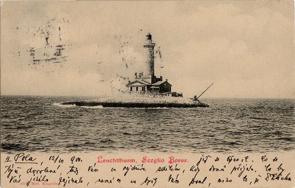 Leuchtthurm : Scoglio Borer i.e. Porer