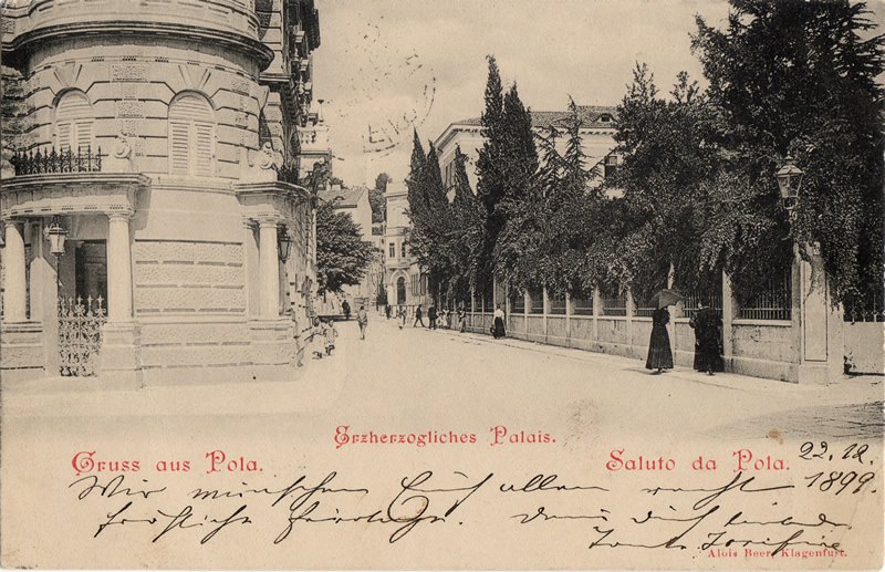 Erzherzogliches Palais : Gruss aus Pola = Saluto da Pola