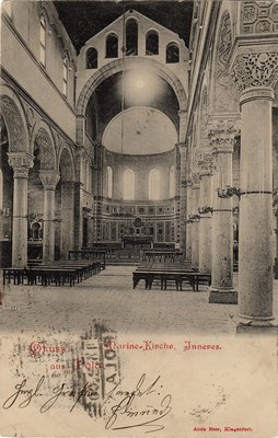 Gruss aus Pola : Marine Kirche : Inneres