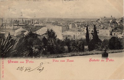 Gruss aus Pola = Saluto da Pola : Pola von Nord
