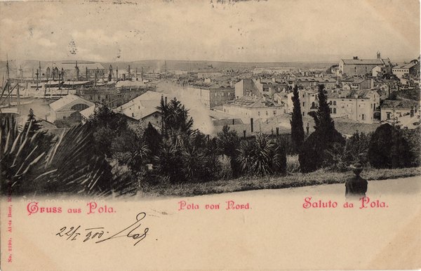 Gruss aus Pola = Saluto da Pola : Pola von Nord