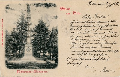 Gruss aus Pola : Maximilian Monument