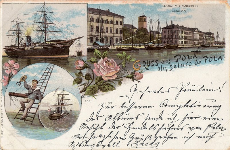 Gruss aus Pola = Un saluto da Pola